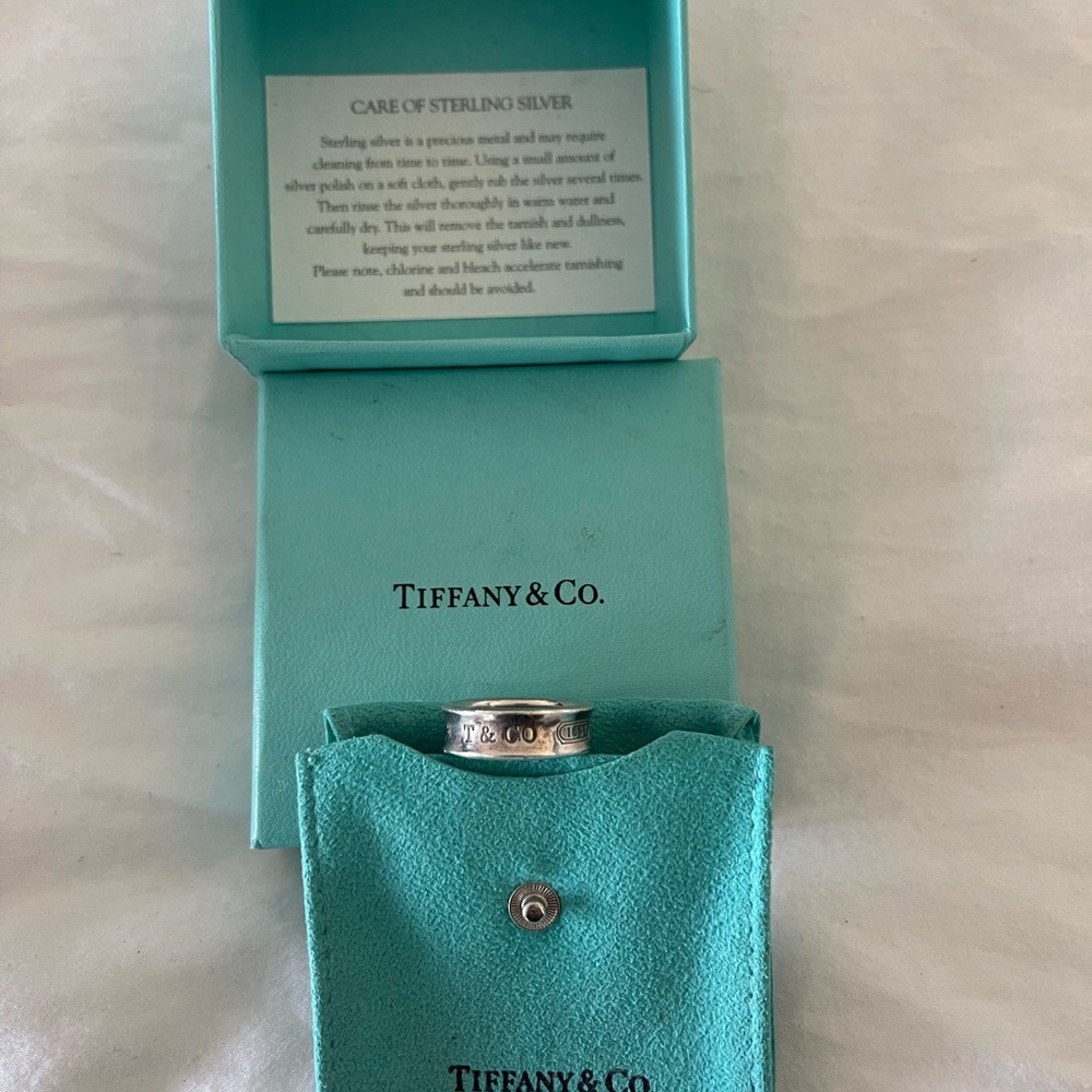 Tiffany 925 Silver Ring, fits a size 6.5 finger